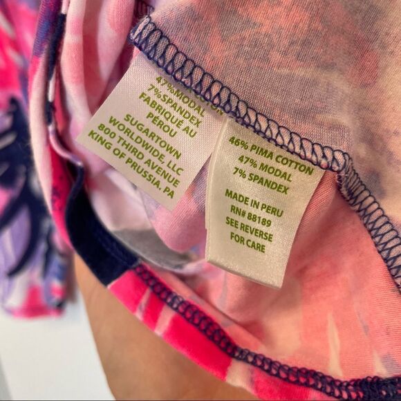 Lilly Pulitzer Audelia Off The Shoulder Top in Pressure Point - Picture 4 of 5